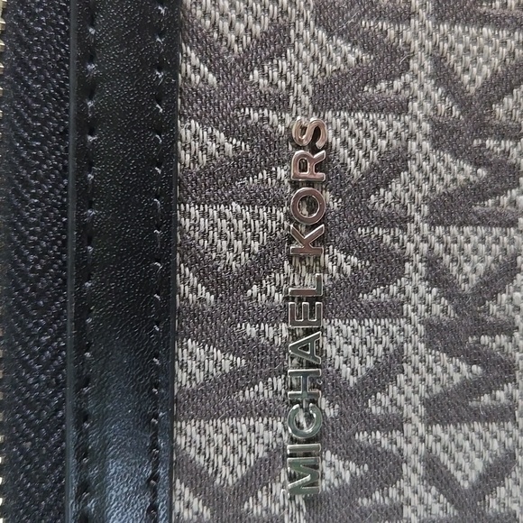 Michael Kors Black and Gray Women's Wallet - Picture 2 of 9